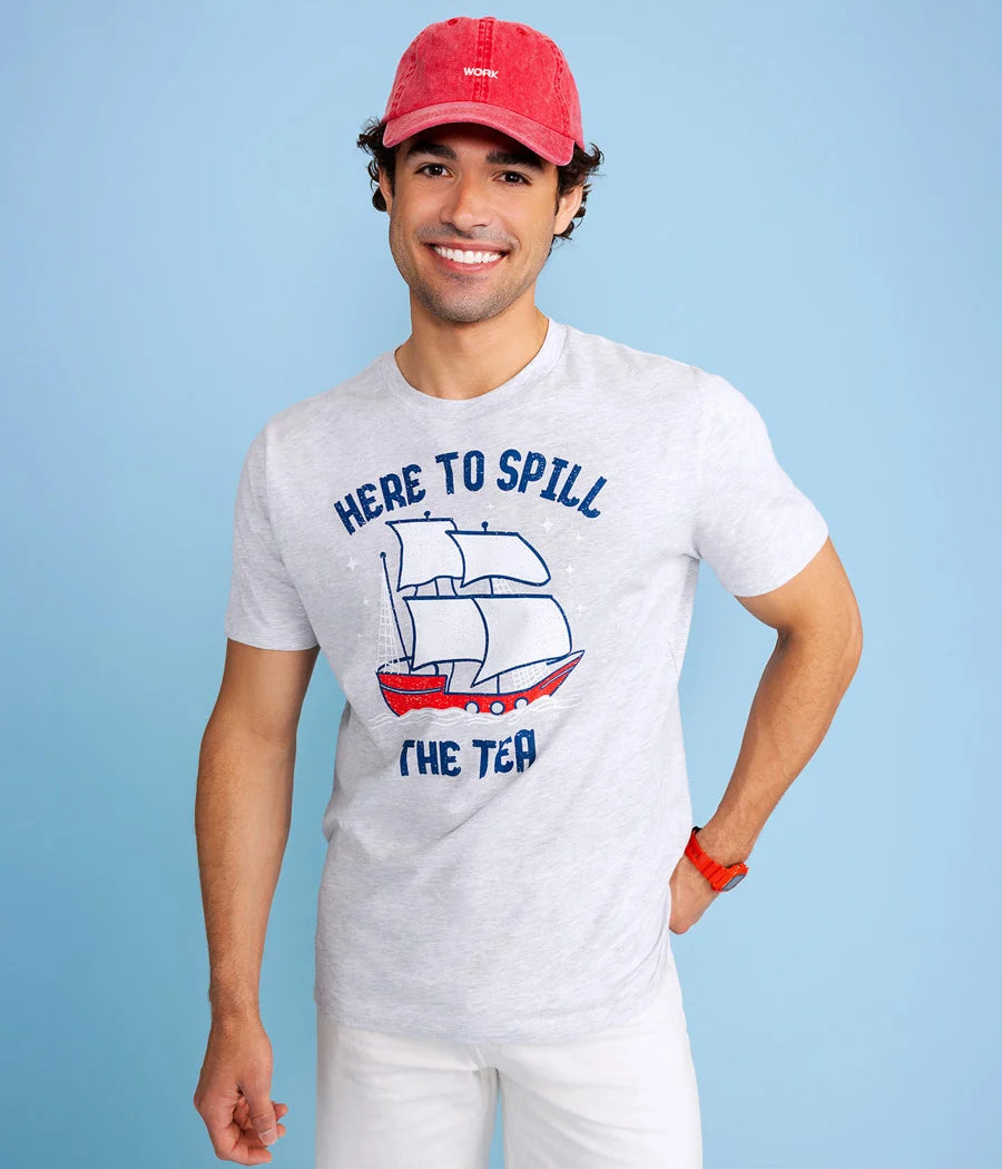 Men's Spill the Tea Tee